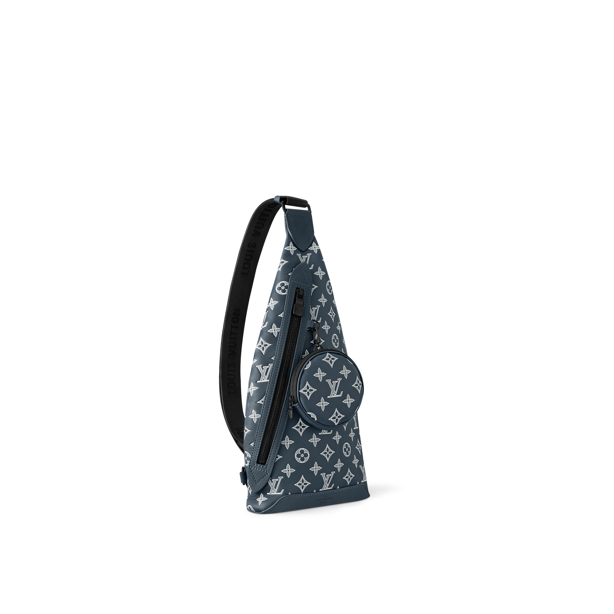 *LV*ネイビー×ホワイトモノグラム デュオスリングバッグ M24751 LOUIS VUITTON ルイヴィトン ショルダーバッグ ボディバッグ